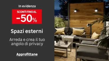 Leroy Merlin Spazi esterni: sconti fino al 50% Approfittane ora