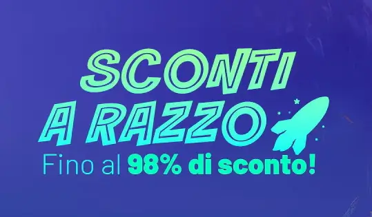 Giochi in super offerta fino al 98% di sconto