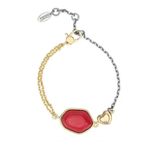 Sconto -50% sul bracciale con pietra in ceramica e cuore a Thun