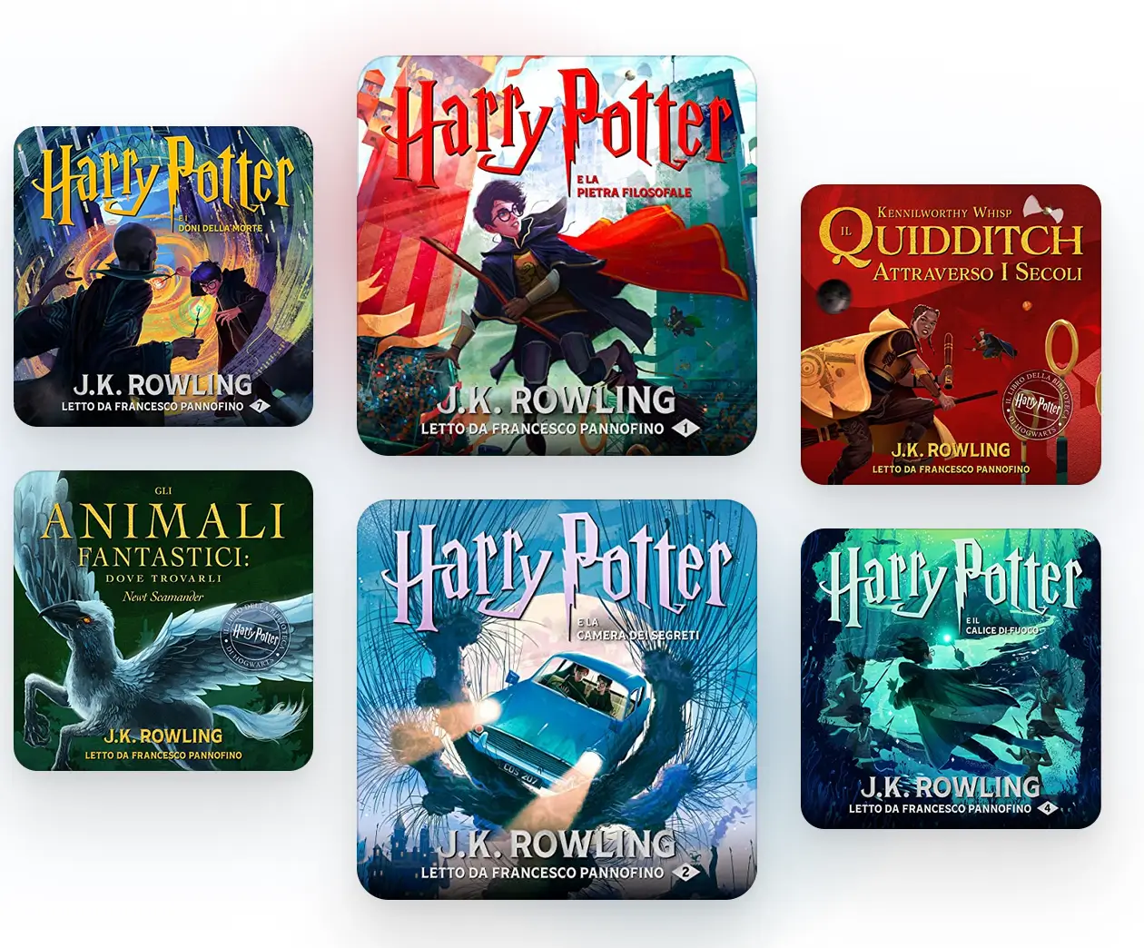 Tutti i volumi di Harry Potter su Audible